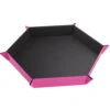 Gamegenic Magnetic Dice Tray: Hexagonal Black/Pink (Preorder) -Gamegenic Store ggs60061ml