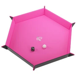 Gamegenic Magnetic Dice Tray: Hexagonal Black/Pink (Preorder) -Gamegenic Store ggs60061ml 4