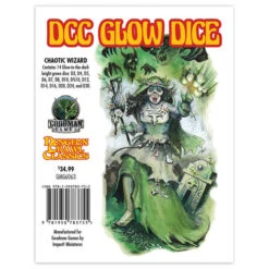 Dungeon Crawl Classics Dice: Glow-in-the-Dark - Chaotic Wizard (14) (Preorder)