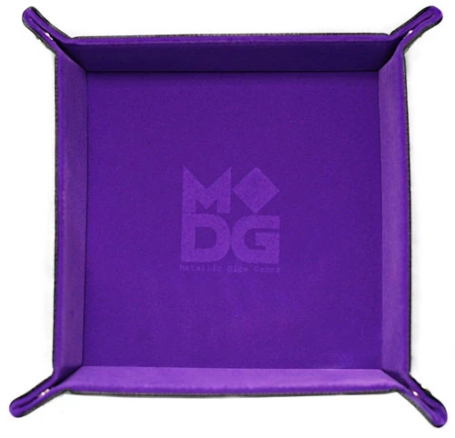 Metallic Dice Games: Velvet Folding Tray - Purple 3 Metallic Dice Games: Velvet Folding Tray - Purple
