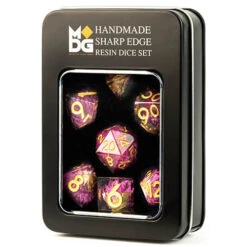 Sharp-Edge Polyhedral Set: Thousand Day Red (7) -Gamegenic Store md935 2