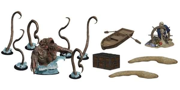 D&D Icons Of The Realms Miniatures: Monster Menagerie 3 - Kraken & Island 3 D&D Icons Of The Realms Miniatures: Monster Menagerie 3 - Kraken & Island