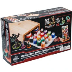 Monster Adventure Terrain: Mini Condition Rings & Display Case
