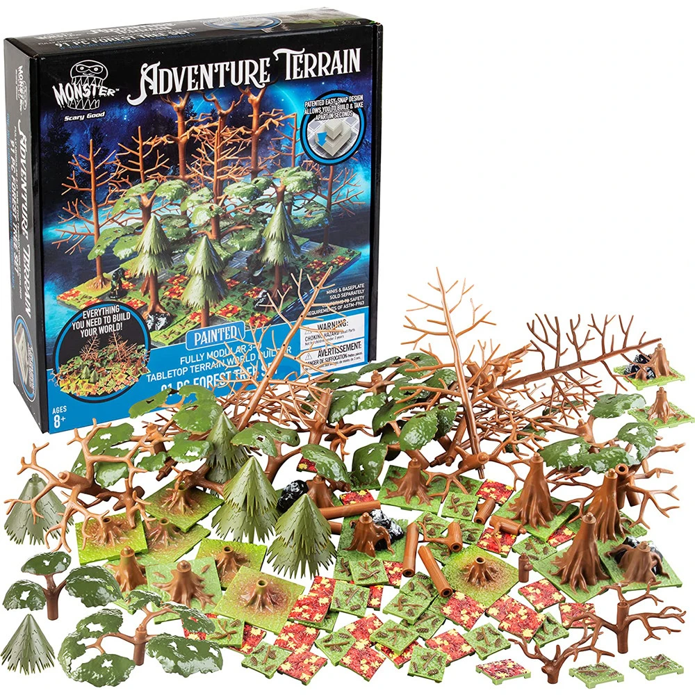 Monster Adventure Terrain: Painted - Forest Tree Set (91) 3 Monster Adventure Terrain: Painted - Forest Tree Set (91)