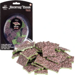 Monster Adventure Terrain: Painted - Mulch Tiles (50) (Preorder)