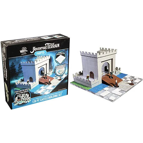 Monster Adventure Terrain: Painted - Castle Set & Base Plate (128) 3 Monster Adventure Terrain: Painted - Castle Set & Base Plate (128)