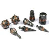 Warrior Polyhedral Set: Steel Grey (8) -Gamegenic Store phd2313