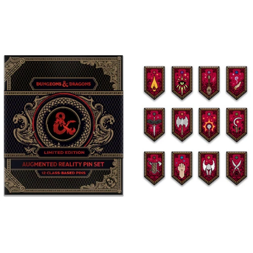 D&D Augmented Reality Pins: 12-Class Set, Limited Edition 3 D&D Augmented Reality Pins: 12-Class Set, Limited Edition