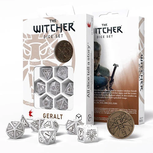 The Witcher Dice Set: Geralt - The White Wolf 4 The Witcher Dice Set: Geralt - The White Wolf - Image 2