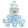 R4I Dice W/Arch'd4: Translucent - White (15) -Gamegenic Store r4i50124 fc a
