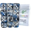 R4I Dice: 18mm D6 Cube - Diffusion Starlight (12) (Preorder)