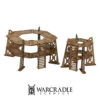Warcradle Scenics: Complex Red - 2 Story Tower Set -Gamegenic Store rbd281015