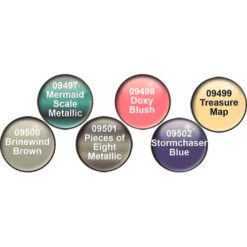 FastPallet Paint Set: Pirate Colors - High Seas Adventure (6) -Gamegenic Store rpr09905 2