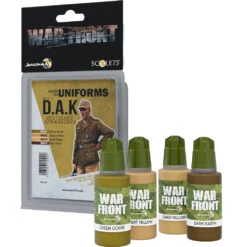 War Front Paint Set: Colors For Uniforms - D.A.K. (Preorder)