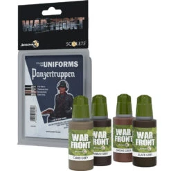 War Front Paint Set: Colors For Uniforms - Panzertruppen (Preorder)