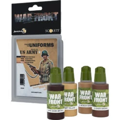 War Front Paint Set: Colors For Uniforms - US Army 1942-44 (Preorder)