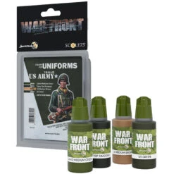 War Front Paint Set: Colors For Uniforms - US Army 1944-45 (Preorder)