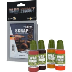 War Front Paint Set: Colors For AFV - Scrap (Preorder)