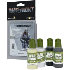 War Front Paint Set: Colors For Uniforms - Winter Camo (Preorder)