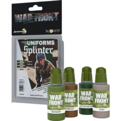 War Front Paint Set: Colors For Uniforms - Splinter (Preorder)
