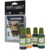 War Front Paint Set: Colors For Uniforms - Panzer Crew Summertime (Preorder)
