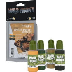 War Front Paint Set: Colors For AFV - British Dersert Armour (Preorder)