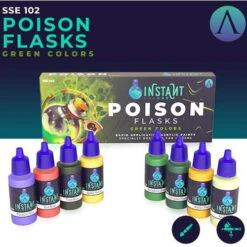 Scale Instant Color: Poison Flasks - Green Colors