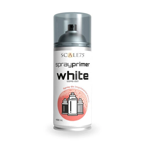 Scale Color Aerosol Primer: White (400ml) 3 Scale Color Aerosol Primer: White (400ml)