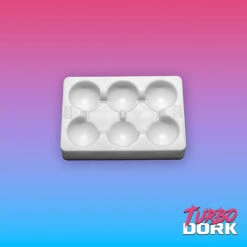 Turbo Dork: Dry Palette - Small White Silicone (Preorder)