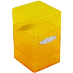 Ultra Pro Satin Tower: Glitter Yellow (Preorder)