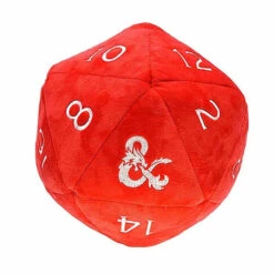 Ultra Pro D&D Plush: D20 Red W/ White