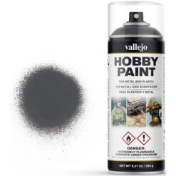 Vallejo AFV Color Aerosol Primer: Panzer Grey (400ml)
