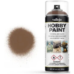 Vallejo Fantasy Color Aerosol Primer: Beasty Brown (400ml)