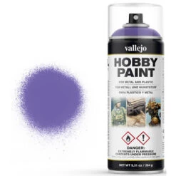 Vallejo Fantasy Color Aerosol Primer: Alien Purple (400ml)