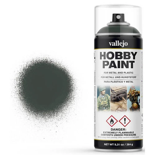 Vallejo Fantasy Color Aerosol Primer: Dark Green (400ml) 3 Vallejo Fantasy Color Aerosol Primer: Dark Green (400ml)