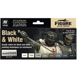 Vallejo Model Color: Black & White (8) (Preorder)