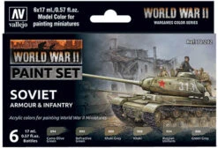 Vallejo Model Color Set: WWII Soviet Armour & Infantry