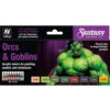 Vallejo Game Color Set: Orcs & Goblins 17ml (8) 1 Vallejo Game Color Set: Orcs & Goblins 17ml (8) -Gamegenic Store val72304