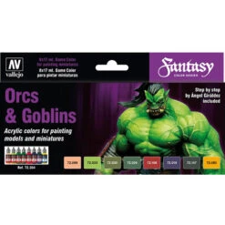 Vallejo Game Color Set: Orcs & Goblins 17ml (8)