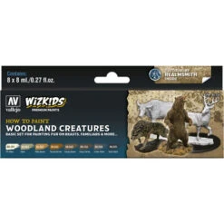 Vallejo Wizkids Premium Paint Set: Woodland Creatures