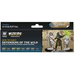Vallejo Wizkids Premium Paint Set: Defenders Of The Wild