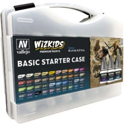 Vallejo Wizkids Premium Paint Set: Basic Starter Case