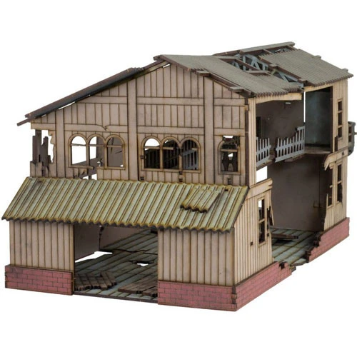 Warcradle Scenics: Augusta - Demolished Warehouse 4 Warcradle Scenics: Augusta - Demolished Warehouse - Image 2