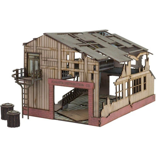 Warcradle Scenics: Augusta - Demolished Warehouse 3 Warcradle Scenics: Augusta - Demolished Warehouse