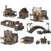 Warcradle Scenics: Red Oak - Town Set 1 -Gamegenic Store wsa540017