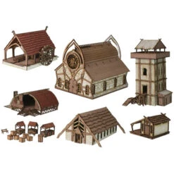 Warcradle Scenics: Estun Village Set