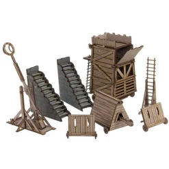 Warcradle Scenics: Gloomburg - Siege Engines & Scatter