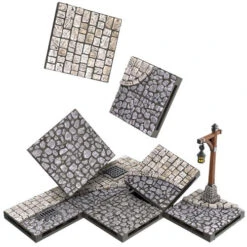 WarLock Tiles: Town & Village - Town Square 8 WarLock Tiles: Town & Village - Town Square -Gamegenic Store wzk16521