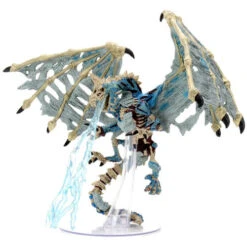 D&D Icons Of The Realms Miniatures: Boneyard - Adult Blue Dracolich Premium Figure -Gamegenic Store wzk96038 3