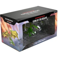 D&D Icons Of The Realms Premium Figure: Adult Emerald Dragon -Gamegenic Store wzk96064 6